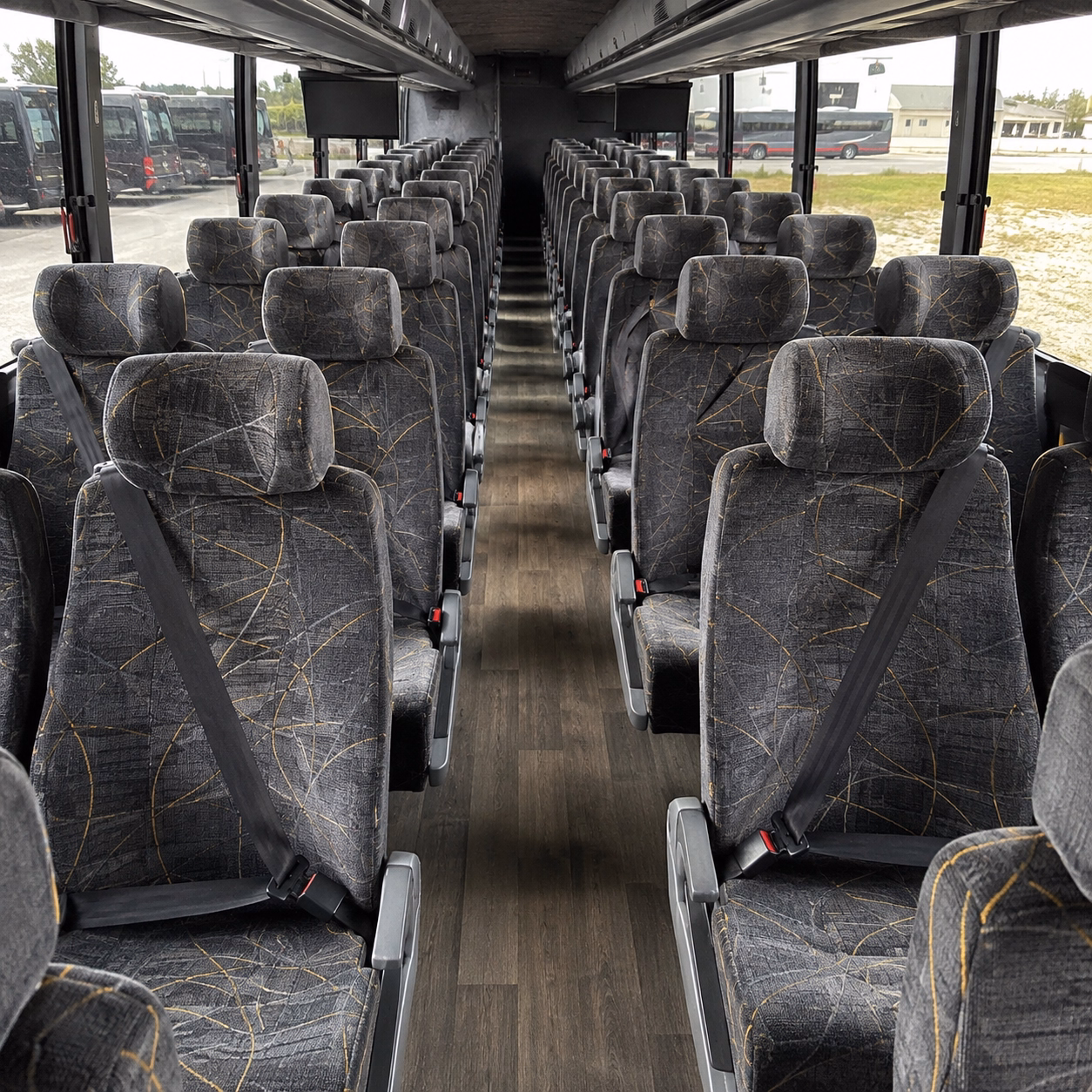 brookline charter bus interior gallery
