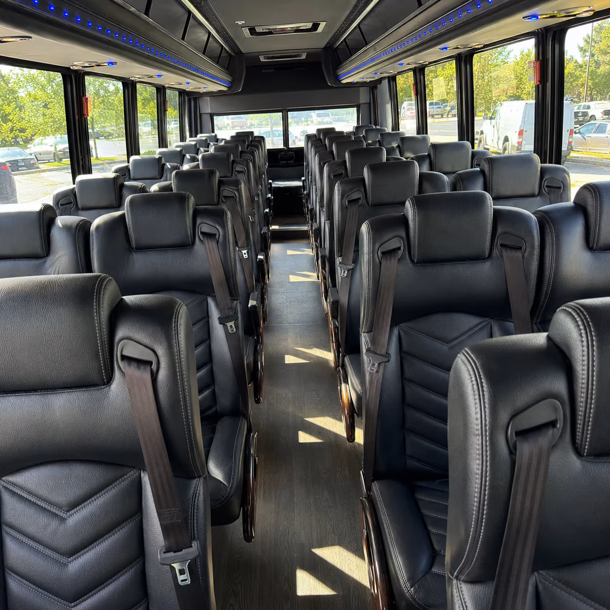 brookline prom transportation onboard seating