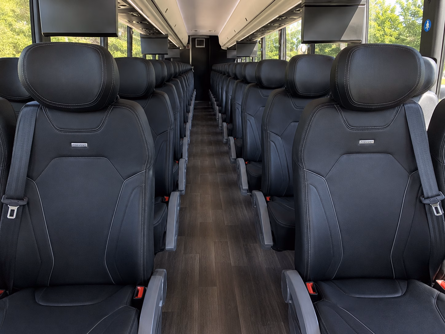 brookline religious group transportation onboard seating